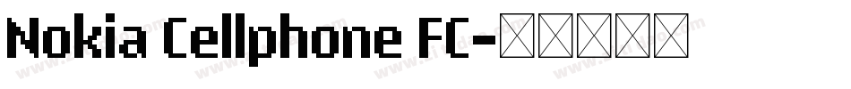 Nokia Cellphone FC字体转换